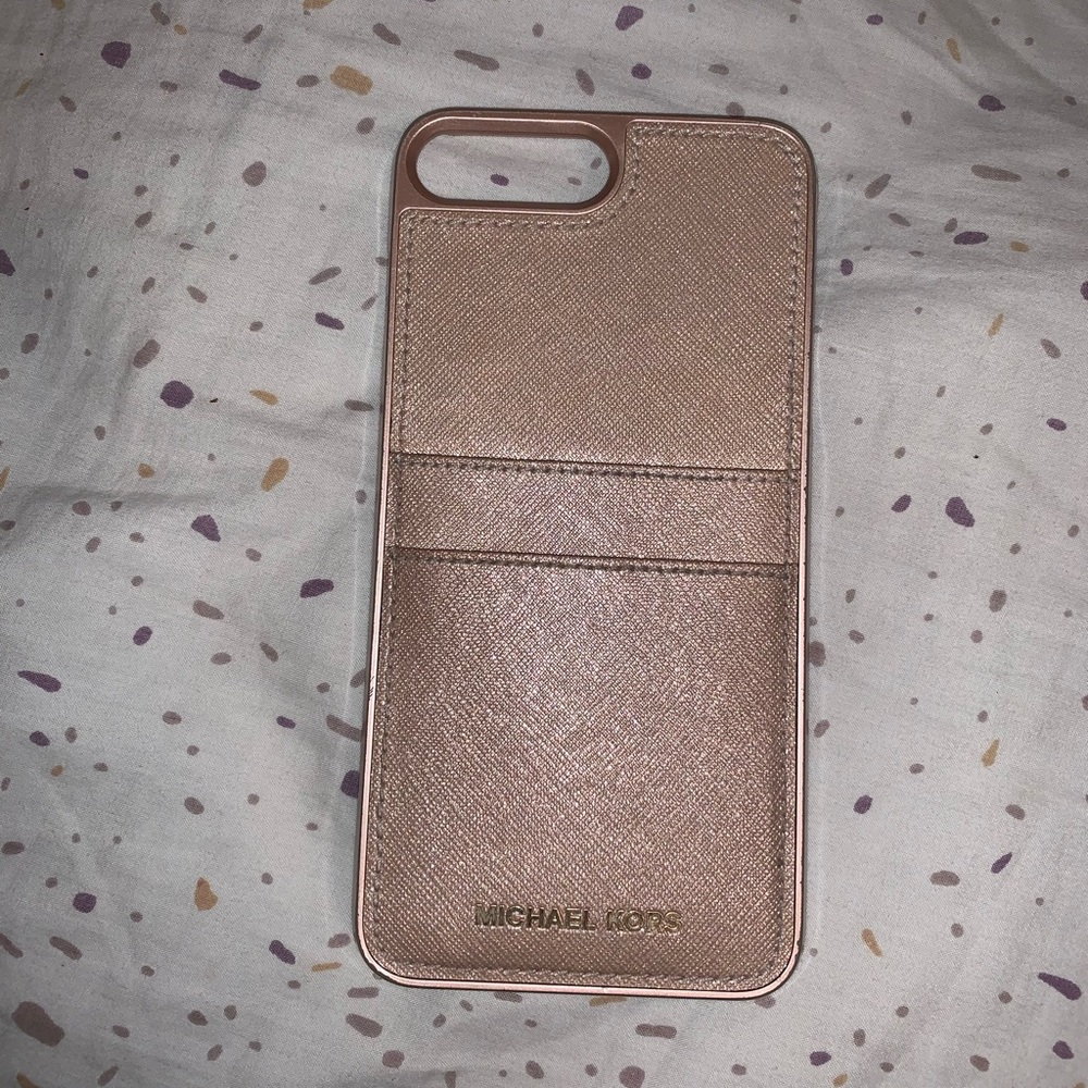 Michael khors Rose gold Iphone 8 Plus phone case
